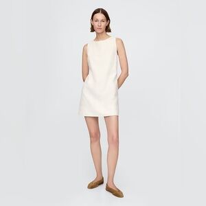 NWT Gap Linen-Blend Mini Shift Dress
